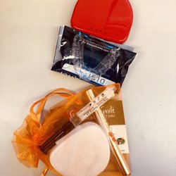 Jason C Ako, DDS - Post whitening gift and my custom tray! The silver tube is a to-go touch up pen! How cool is that!?