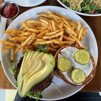 Seabirds Kitchen - shiitake burger - Vegan Near Me - Costa Mesa, California Seabirds Kitchen - shiitake burger - Vegan Near Me - Costa Mesa, California