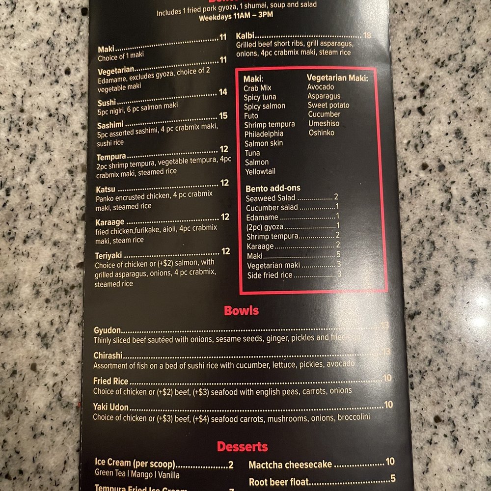 Chihiro Sushi & Bar - Menu - Sushi Bars Near Me - Euless, Texas Chihiro Sushi & Bar - Menu - Sushi Bars Near Me - Euless, Texas