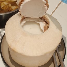 Coconut gel dessert Coconut gel dessert