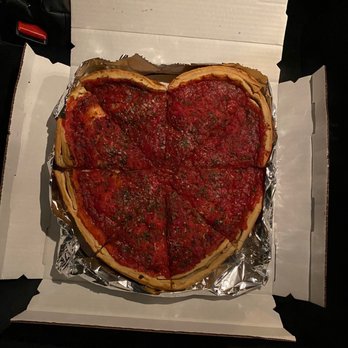 Angelo's Stuffed Pizza - Heart Shaped Pizza - Pizza Near Me - Chicago, Illinois