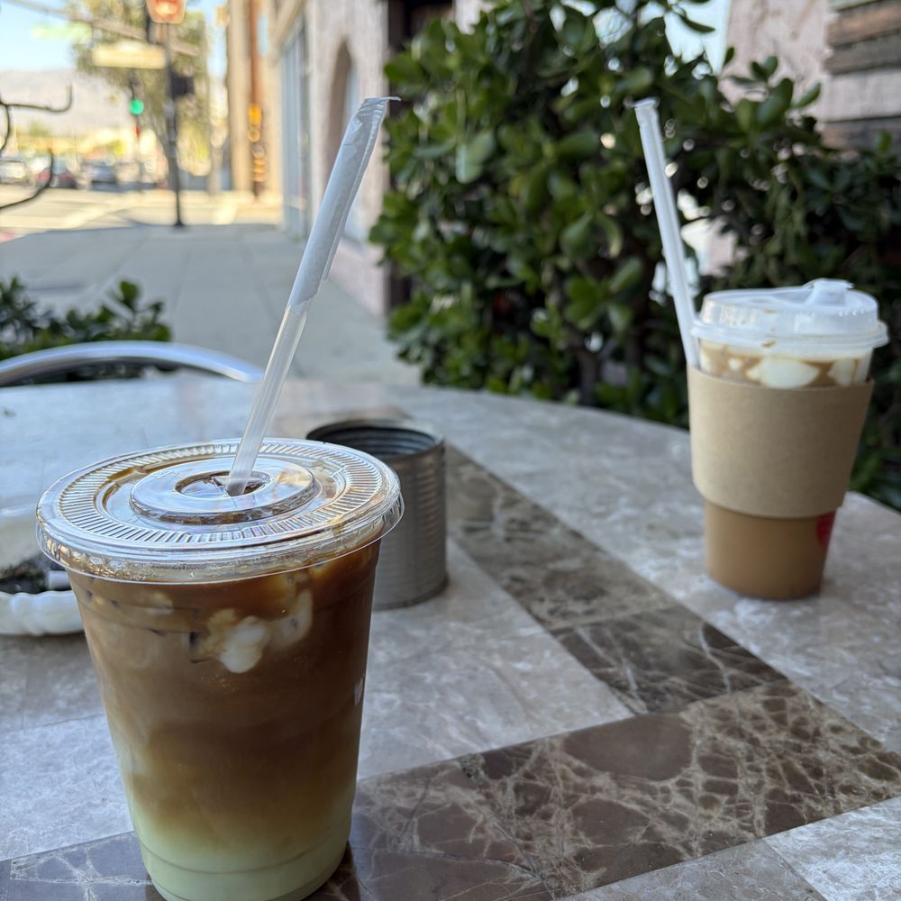 Fresh Roast - Left: pandan coconut vietnamese coffee - Coffee & Tea Near Me - San Gabriel, California