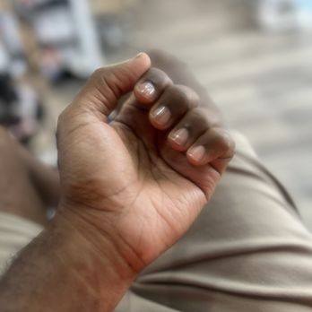 4EvA Nail Lounge - Man's manicure with the buffer - Nail Salons Near Me - Buford, Georgia