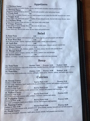 Menu photo 4 Chalerm Thai Bistro Lakeport, CA