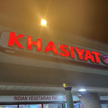 khasiyat - the front of a restaurant at night - Indian Near Me - East Windsor, New Jersey khasiyat - the front of a restaurant at night - Indian Near Me - East Windsor, New Jersey
