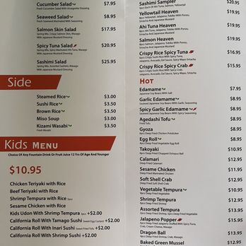 Ahi Sushi - Menu - Sushi Bars Near Me - Bakersfield, California Ahi Sushi - Menu - Sushi Bars Near Me - Bakersfield, California