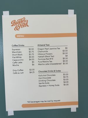 Menu photo 5 Butter & Fold Ventura, CA