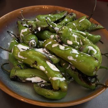 The Stables - Charred shishito peppers - New American Near Me - Richmond, Virginia The Stables - Charred shishito peppers - New American Near Me - Richmond, Virginia