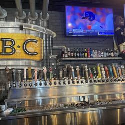 Local Brewing - Some of the many taps side LBC