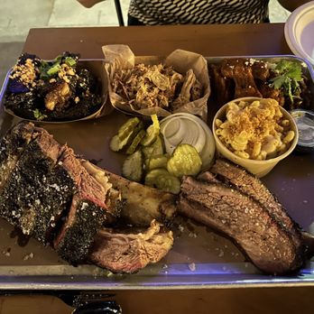 Hometown Bar-B-Que - We tried brisket, the Mac and cheese, pulled pork, mole chicken wings, the HUGE beef rib, and Korean rib tips. - Barbeque Near Me - Miami, Florida Hometown Bar-B-Que - We tried brisket, the Mac and cheese, pulled pork, mole chicken wings, the HUGE beef rib, and Korean rib tips. - Barbeque Near Me - Miami, Florida