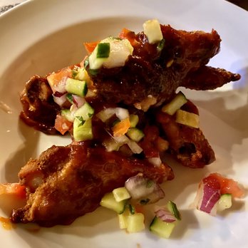 The Onion Tree - Voodoo Spiced Chicken Wings - New American Near Me - Sea Cliff, New York The Onion Tree - Voodoo Spiced Chicken Wings - New American Near Me - Sea Cliff, New York