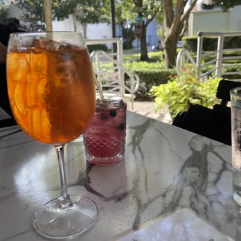 Rusteak - Aperol spritz and gin sling - New American Near Me - Orlando, Florida
