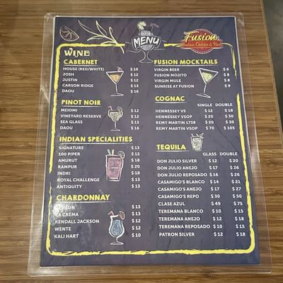 Menu photo 3 Fusion Indian Cuisine & Bar Clovis, CA