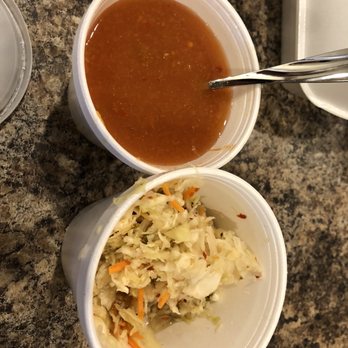 Maritza's Pupusas - Slaw and salsa on the side! - Salvadoran Near Me - Queen Creek, Arizona