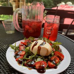 Sorrenti Family Estate - Summer Menu Sangria and Burrata