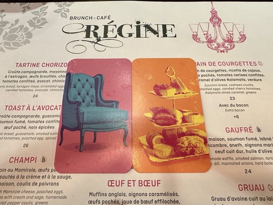 Menu photo 1 Régine Café Montreal, QC Menu photo 1 Régine Café Montreal, QC