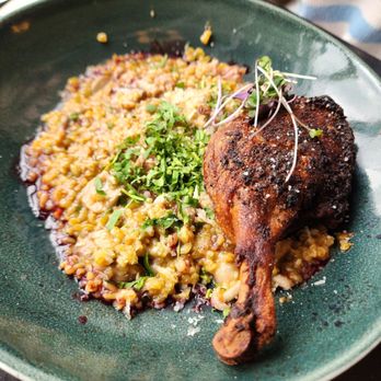 The Foxtail - Crispy Duck Risotto - Breakfast & Brunch Near Me - Downers Grove, Illinois