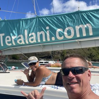 Teralani Sailing Adventures - Relaxing on the boat after lunch - Boating Near Me - Lahaina, Hawaii Teralani Sailing Adventures - Relaxing on the boat after lunch - Boating Near Me - Lahaina, Hawaii