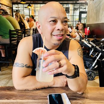 Midtown Spirits - Hubby happy with his libation. - Bars Near Me - Sacramento, California