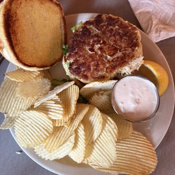 Mainely Meat BBQ - Oversized crabcake - Barbeque Near Me - Bar Harbor, Maine Mainely Meat BBQ - Oversized crabcake - Barbeque Near Me - Bar Harbor, Maine