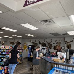 Chevron - Great food mart inside.