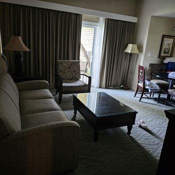 Bahia Resort Hotel - Living room in our room - San Diego, CA