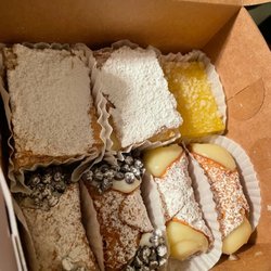 Continental Bakery - Mini Canalis and lemon bar