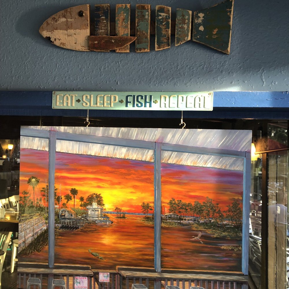 Fish Camp On Lake Eustis - Scenery in the restaurant - Seafood Near Me - Tavares, Florida Fish Camp On Lake Eustis - Scenery in the restaurant - Seafood Near Me - Tavares, Florida