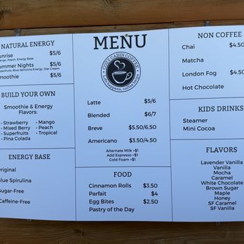 Cozy Cabin Coffee - Menu - Coffee & Tea Near Me - Auburn, Nebraska Cozy Cabin Coffee - Menu - Coffee & Tea Near Me - Auburn, Nebraska