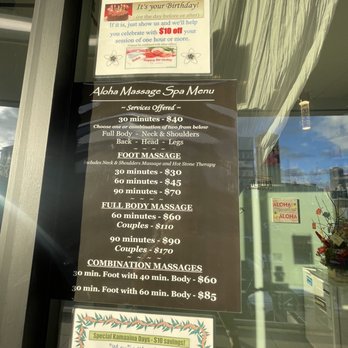 Aloha Massage Spa - Massage Near Me - Honolulu, Hawaii