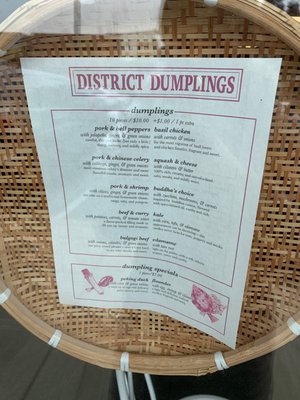 Menu photo 3 District Dumplings Arlington, VA