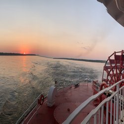 American Queen Voyages - Sunset from the deck of the American Queen!