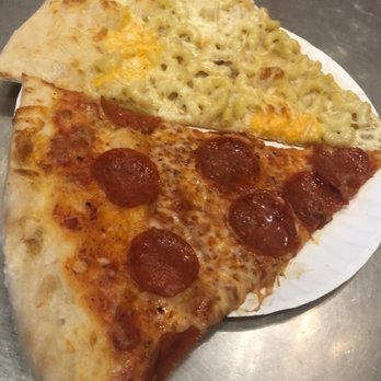 Ruffrano's Hell's Kitchen Pizza - Pepperoni Slice and Mac and Cheese Slice - Pizza Near Me - Manitou Springs, Colorado