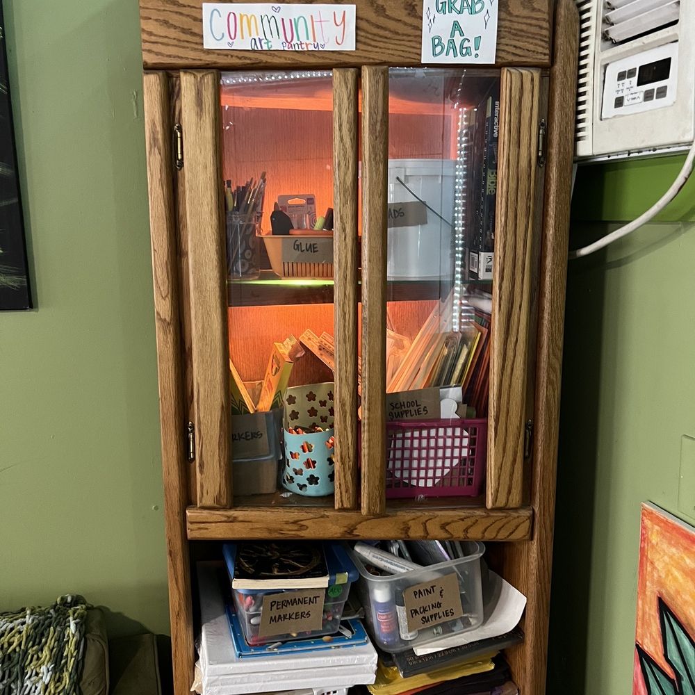 Hash Vegan Eatery - Community art supply station. - Vegan Near Me - San Antonio, Texas