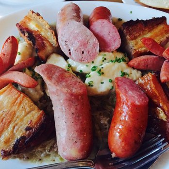 Cafe Katja - Assorted Sausage - German Near Me - New York, New York Cafe Katja - Assorted Sausage - German Near Me - New York, New York