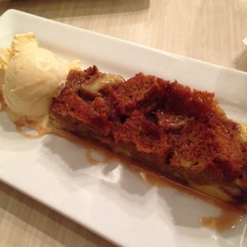 MKT Bar - Carrot cake bread pudding with dolce de leche gelato - New American Near Me - Houston, Texas MKT Bar - Carrot cake bread pudding with dolce de leche gelato - New American Near Me - Houston, Texas