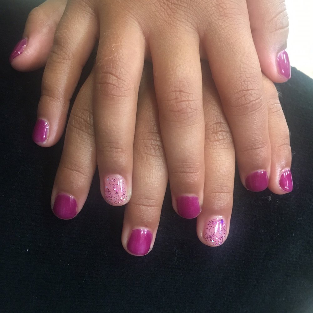 7 Nail Spa  - Treated my baby! She loves purple! Awesome! - Nail Salons Near Me - San Francisco, California