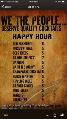 Menu photo 3 Preamble Craft Cocktail Lounge Webster, TX
