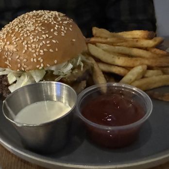 Great Lakes Brewpub - my friend liked his burger - Brewpubs Near Me - Toronto, Ontario