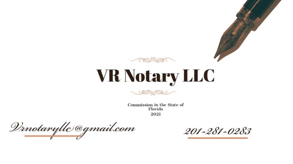 VR NOTARY Palm Beach County, Florida Request a Quote Notaries