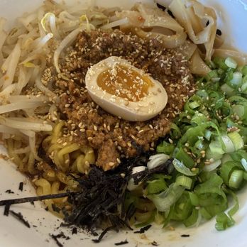 Kajiken - Amakuchi subbed raw egg with ajitama (seasoned egg) - Ramen Near Me - Fullerton, California