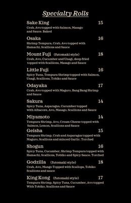 Menu photo 2 Georgetown Distillery Georgetown, CA