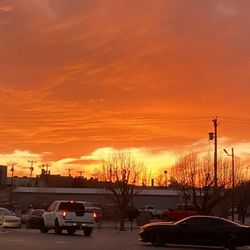 Piccolino Restaurant - Just a photo of the sunset outside while I'm waiting.