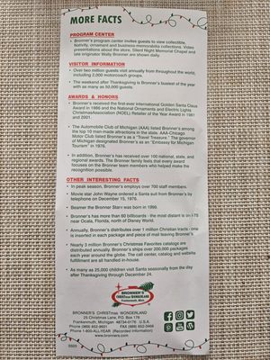 Menu photo 8 Bronner’s CHRISTmas Wonderland Frankenmuth, MI