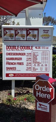 Menu photo 1 In-N-Out Burger Encinitas, CA