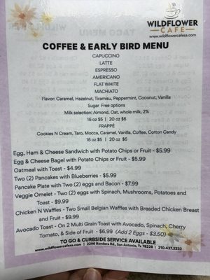 Menu photo 6 Wildflower Cafe San Antonio, TX Menu photo 6 Wildflower Cafe San Antonio, TX
