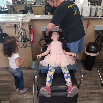 Campus Kuts - My 5yr getting a haircut. - Hair Salons Near Me - Glendora, California