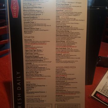 Red Rock Brewery - Few new items. Updated menu. 8/5/18 - American Near Me - Murray, Utah Red Rock Brewery - Few new items. Updated menu. 8/5/18 - American Near Me - Murray, Utah