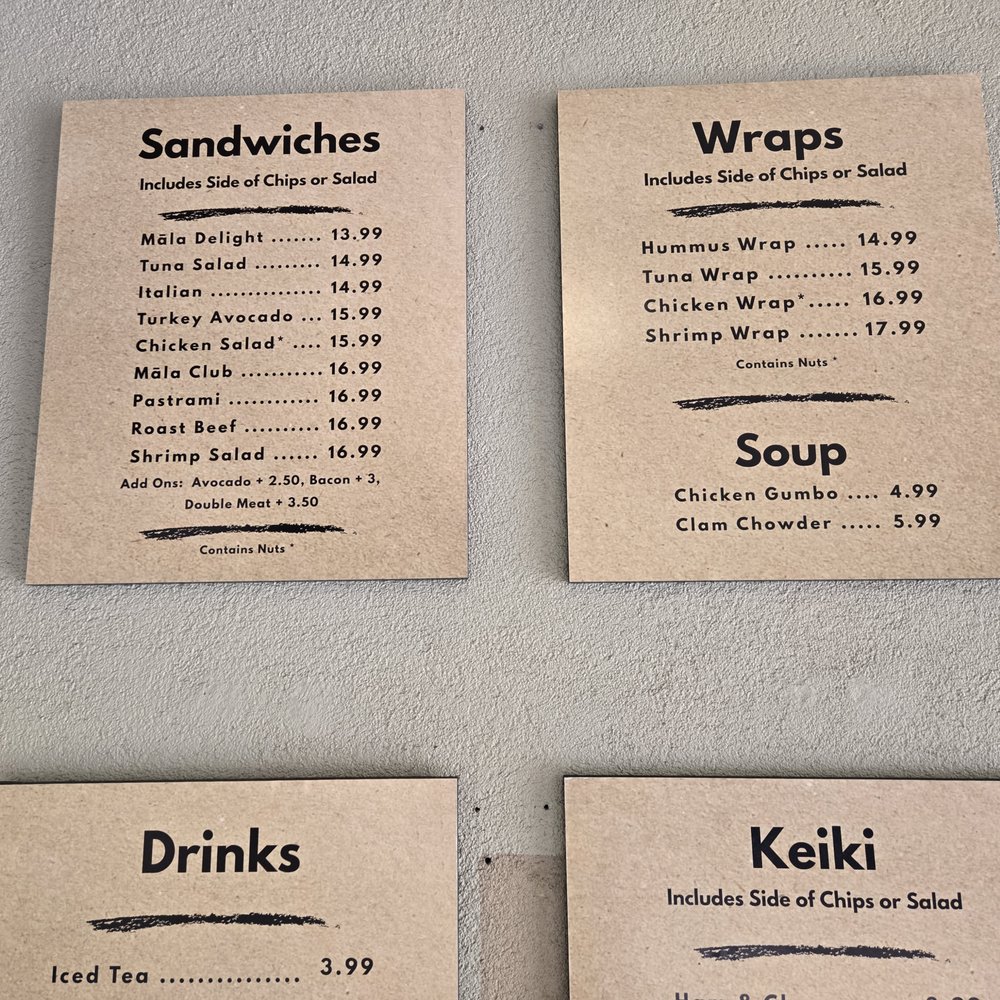 Māla Market - Sandwiches Near Me - Kailua, Hawaii Māla Market - Sandwiches Near Me - Kailua, Hawaii