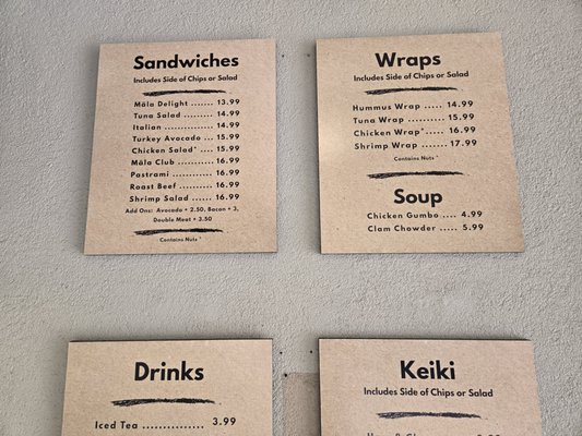 Menu photo 1 Māla Market Kailua, HI Menu photo 1 Māla Market Kailua, HI